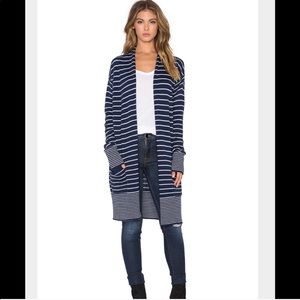 NWT Splendid Long striped cardigan